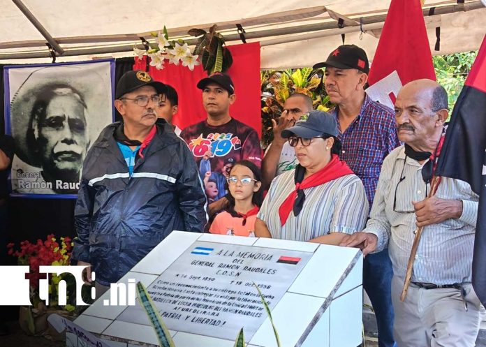 Foto: Homenaje a la valentía y patriotismo del General Ramón Raudales en Nueva Segovia/TN8