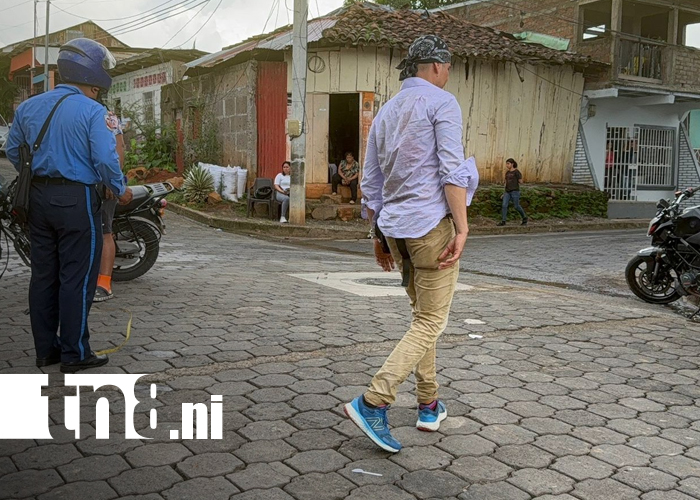 Foto: Tres personas resultan lesionadas tras choque entre motocicletas en Juigalpa/TN8