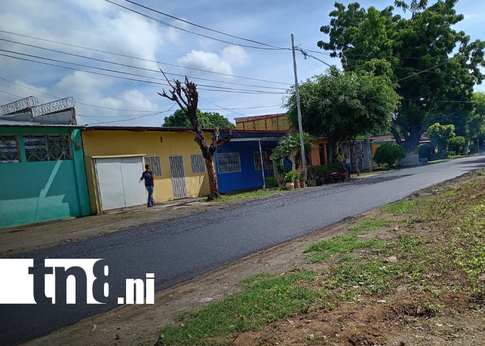 Foto: Alcaldía de Managua revoluciona las vías del Distrito 6 /TN8