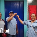 Dos familias reciben viviendas dignas en barrio Nandaimeño, Nandaime Foto: Nandaime; familias celebran con emoción y gratitud/TN8