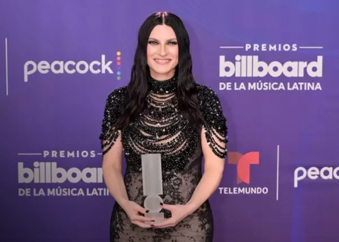 Foto: Laura Pausini en los Premios Billboard /cortesía