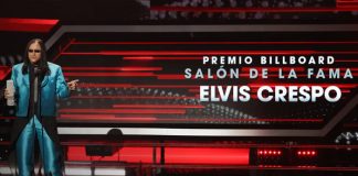 Foto: Elvis Crespo en los Billboard 2025 /cortesía
