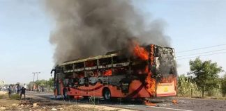 Foto: Accidente de autobús en la India /Cortesía