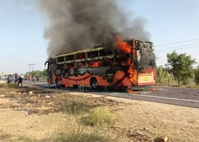 Foto: Accidente de autobús en la India /Cortesía Foto: Accidente de autobús en la India /Cortesía