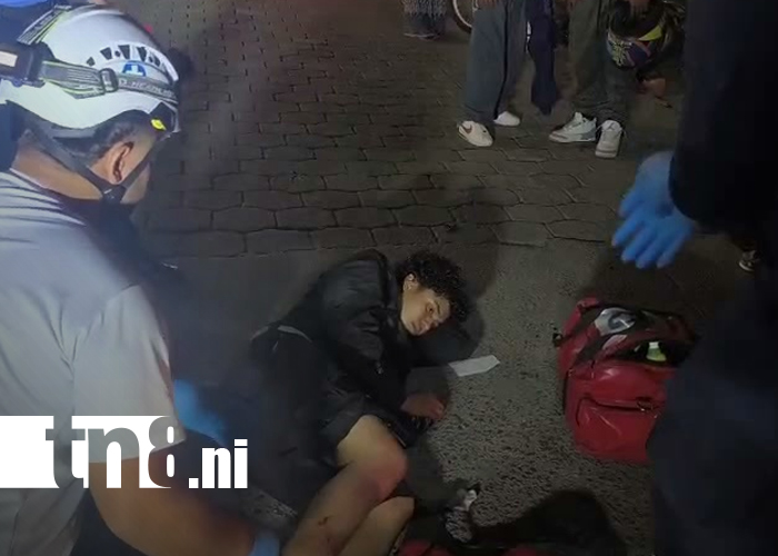 Foto: Dos motociclistas resultan gravemente heridos tras accidente de tránsito en Estelí/TN8