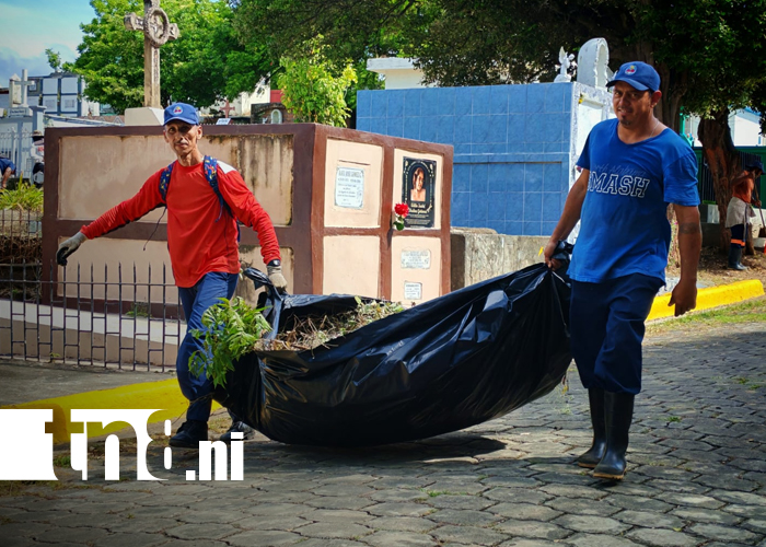 Foto: Rivas se prepara con esmero: cementerios lucen renovados para el Día de los Fieles Difuntos/TN8