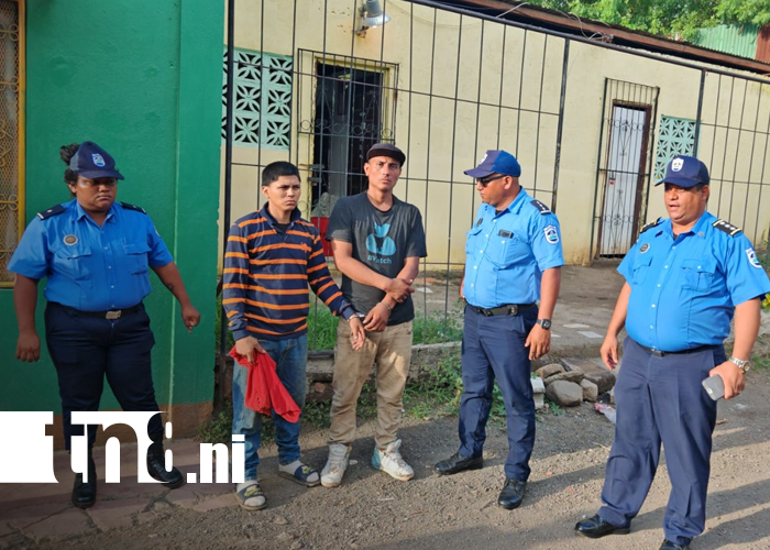 Foto: Población y autoridades unidos: Capturan dúo de ladrones en Ciudad Sandino/TN8