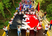 Foto: Juventud Sandinista en Masaya honra con fervor al Héroe Nacional Benjamín Zeledón/Cortesía