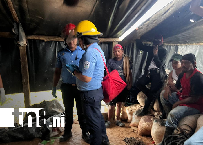 Foto: Muere joven minero tras caer al fondo de una galería artesanal en La Libertad, Chontales/TN8