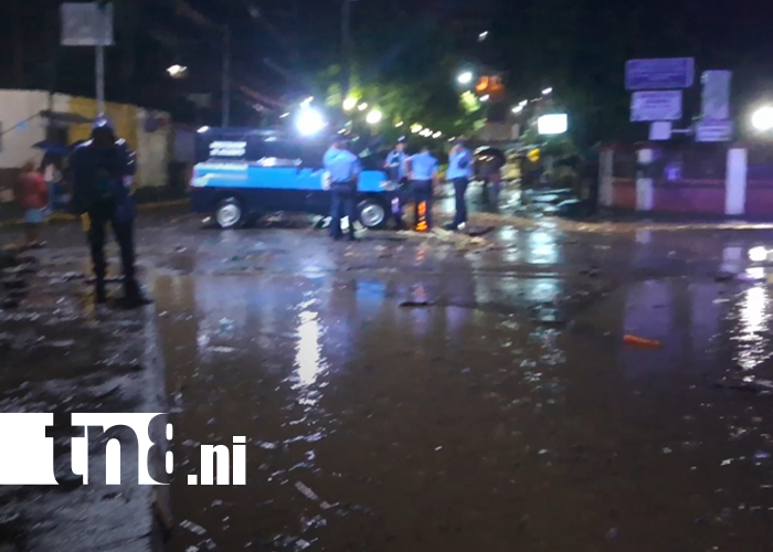 Foto: Fuerte lluvia en Matagalpa provoca desborde del río Grande/TN8
