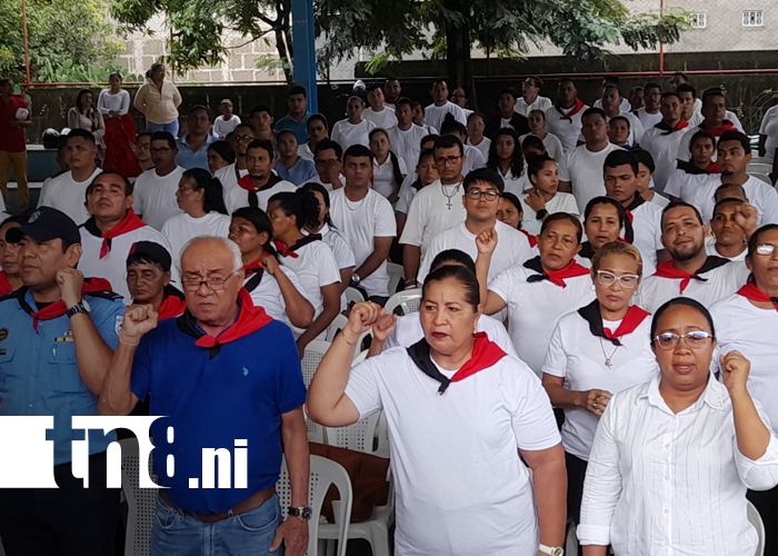Foto: Nandaime honra al comandante Pedro Arauz Palacios/TN8
