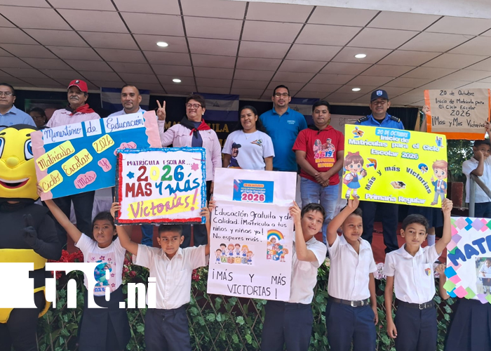 Foto: Arranca la inscripción escolar en toda Nicaragua /TN8