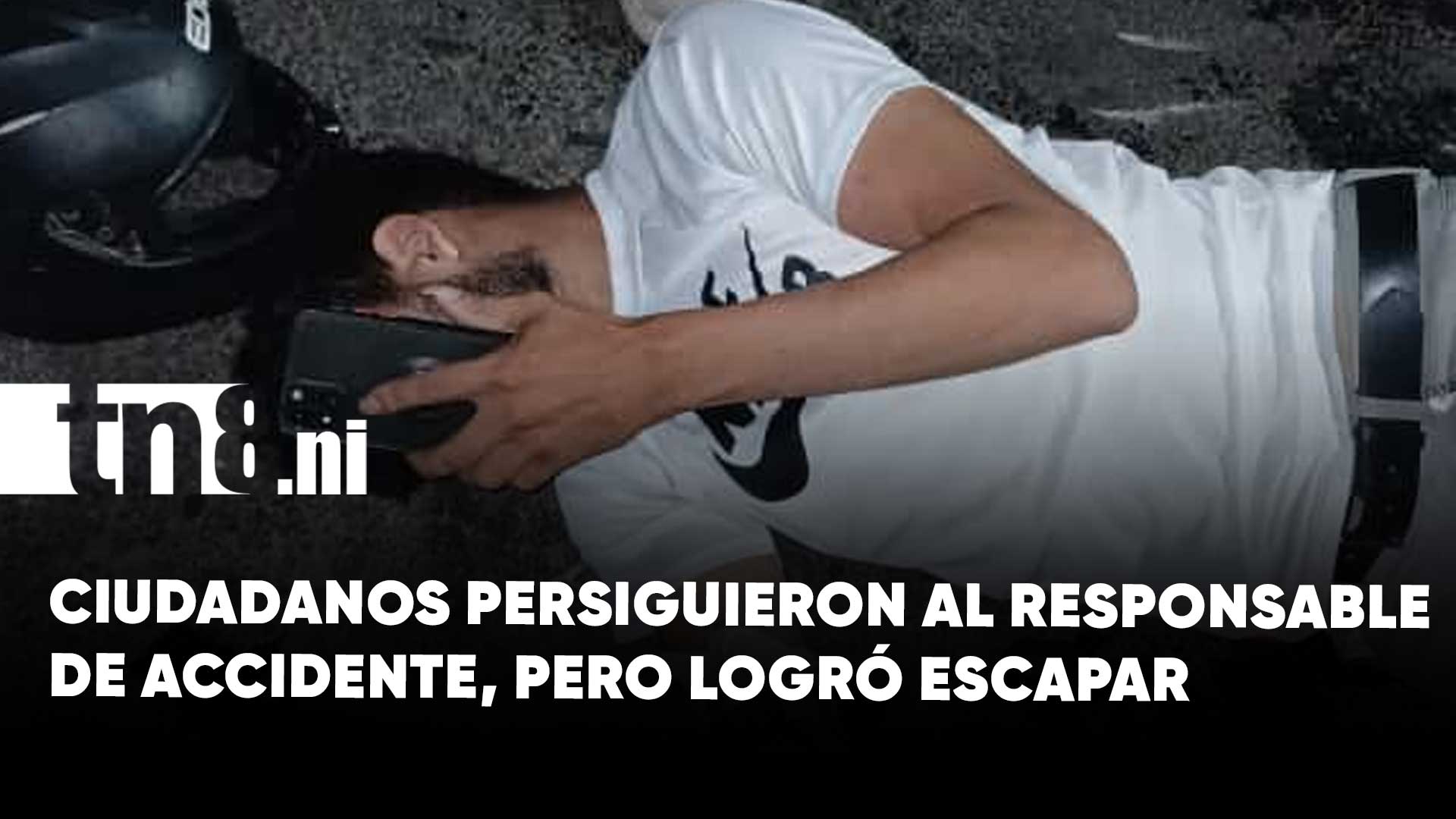 Motociclista resulta lesionado tras ser embestido por conductor que se ...