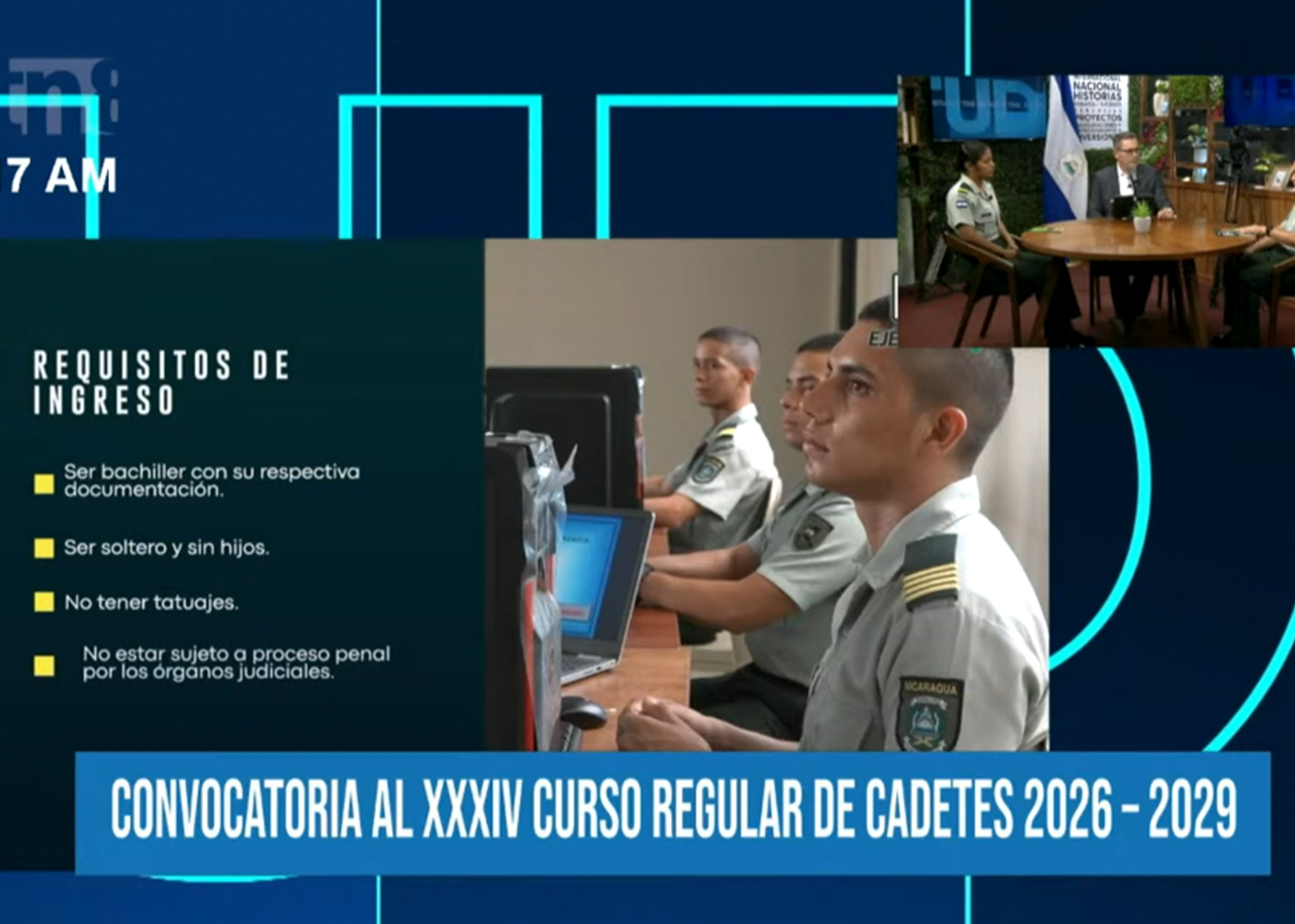 Foto: Sé parte de la familia del Ejército de Nicaragua /TN8