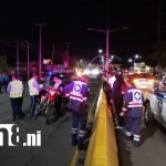 Conductor de camioneta arrolla a motociclistas en La Nicarao y se da a la fuga en Managua Foto: Motociclistas heridos tras accidente en La Nicarao, Managua/TN8