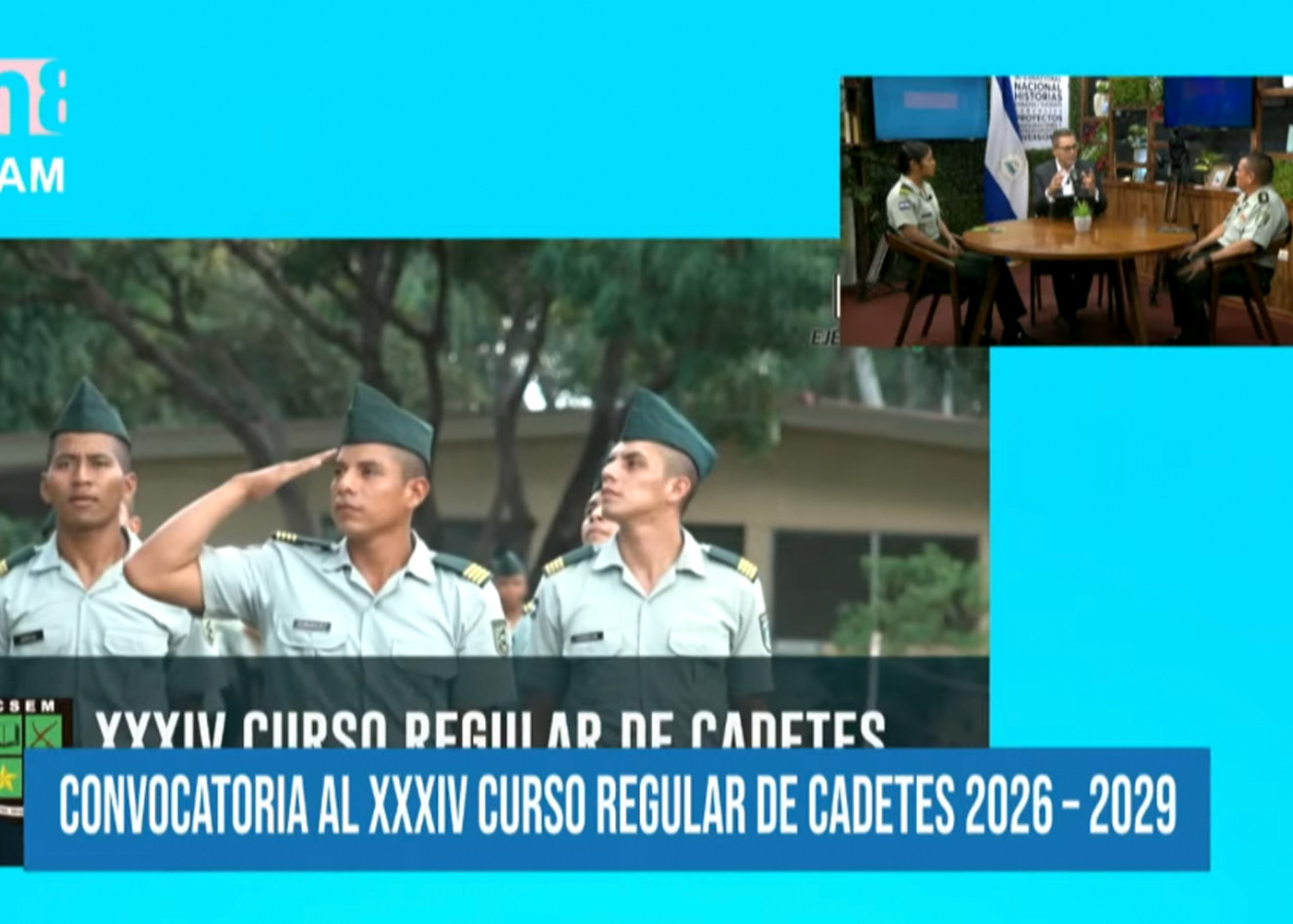 Foto: Sé parte de la familia del Ejército de Nicaragua /TN8