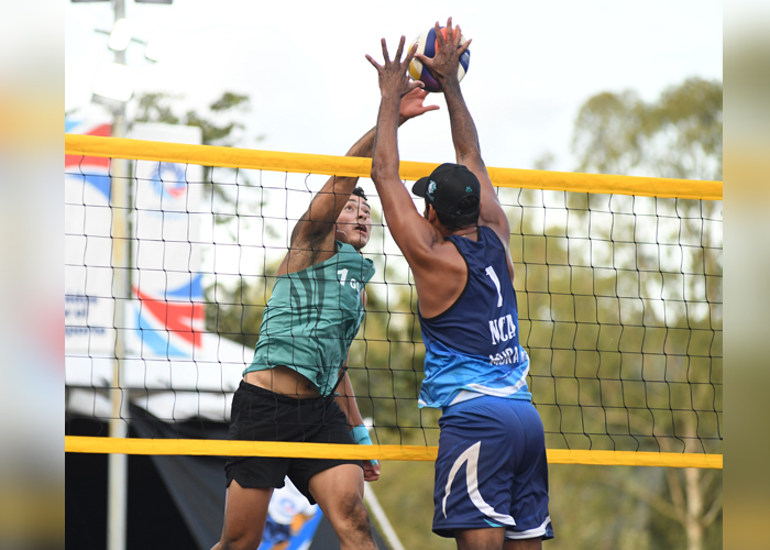 Foto: Nicaragua arrasa en el voleibol de playa masculino y se perfila como favorito al oro/Cortesía