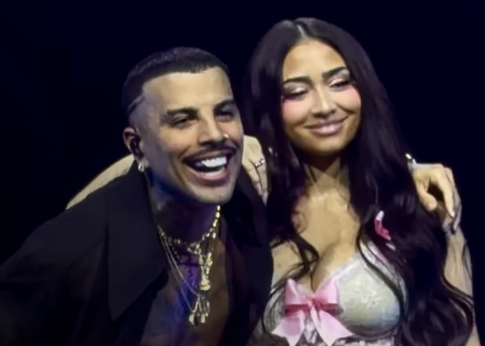 Foto:Rauw Alejandro sorprende en Chile junto a Paloma Mami/Cortesía