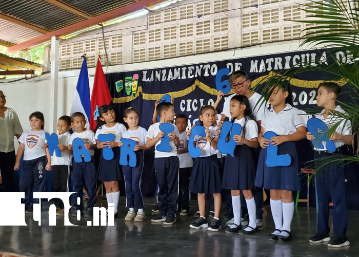 Foto: Arranca la inscripción escolar en toda Nicaragua /TN8