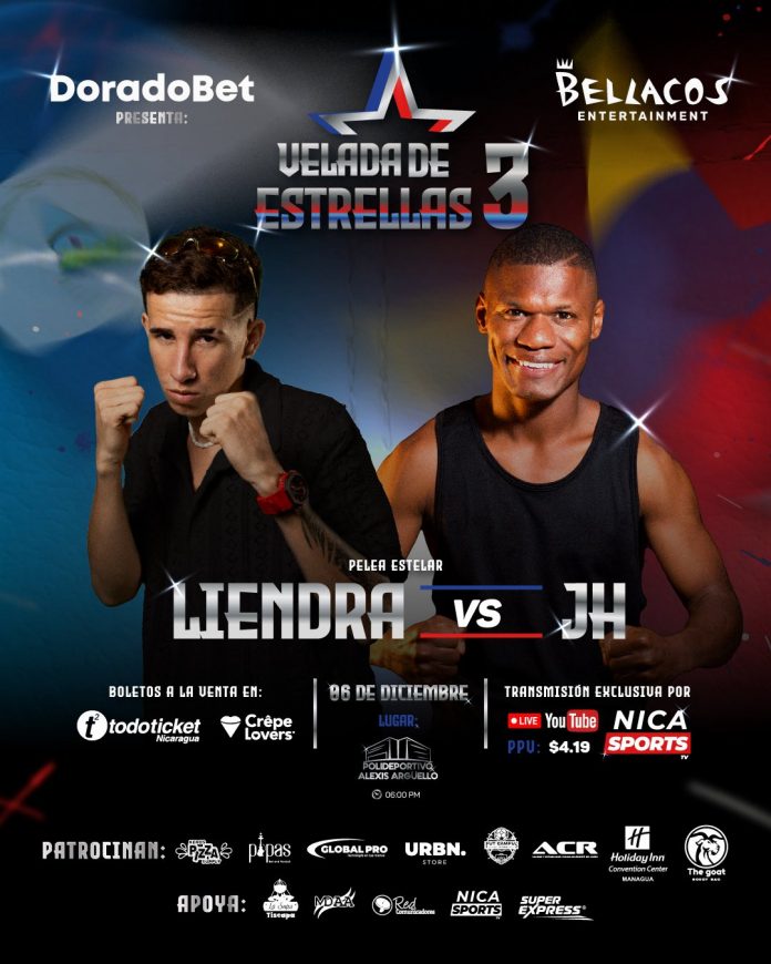 Foto:Listos para prender fuego al ring en La Velada de las Estrellas 3 /Cortesía