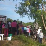 Fuerte accidente en Tuapi, Caribe Norte, provoca múltiples lesionados Foto: Accidente en el empalme de Tuapi, Caribe Norte /TN8