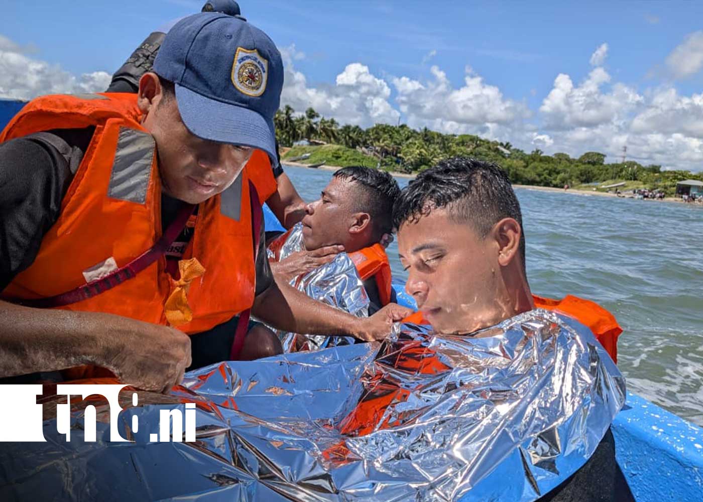 Foto: Ejercicio de rescate por el 46 aniversario del MINT en Bilwi / TN8
