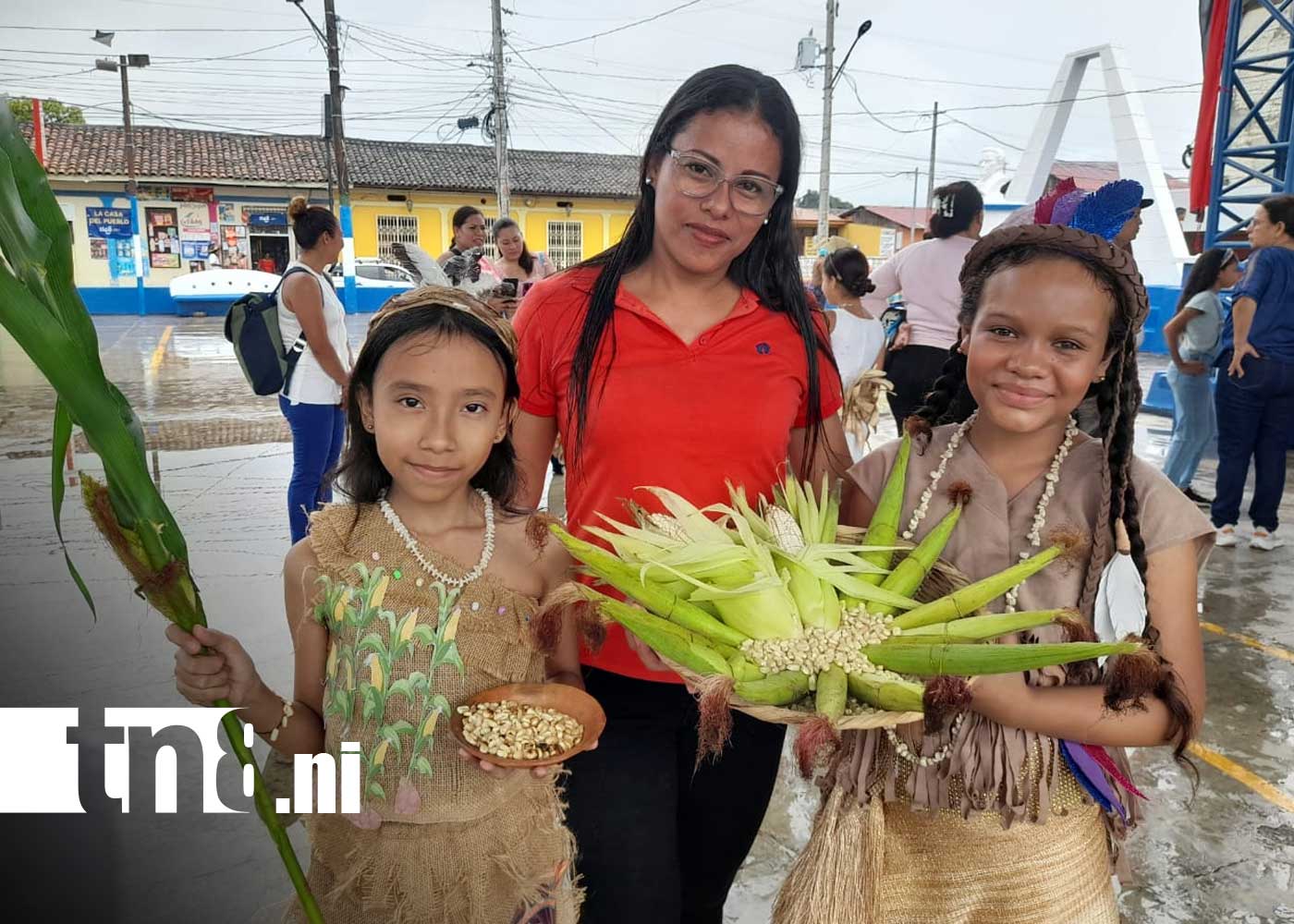 Foto: Lluvia no detiene el desfile ancestral en Nandaime /TN8