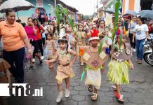 Nandaime celebra con fuerza histórica el Día de la Resistencia Indígena, Negra y Popular Foto: Lluvia no detiene el desfile ancestral en Nandaime /TN8
