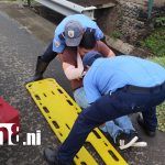 Motociclista intenta esquivar un perro y provoca accidente en Nindirí–Sabana Grande Foto: Investigan choque entre motocicletas en Nindirí–Sabana Grande/ TN8