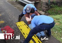 Foto: Investigan choque entre motocicletas en Nindirí–Sabana Grande/ TN8