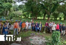 Ejecutan jornadas de limpieza en cementerios de Ometepe Foto: Comunidad y autoridades trabajan unidas en Ometepe/ TN8