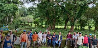 Foto: Comunidad y autoridades trabajan unidas en Ometepe/ TN8