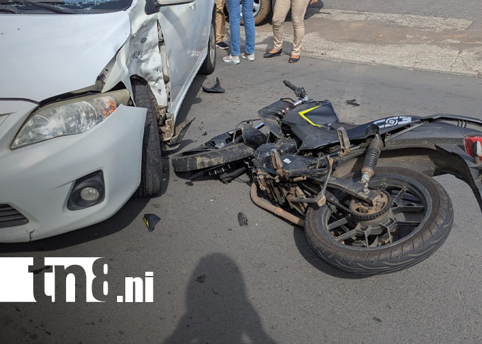 Foto: Accidente en carretera sur, Managua / TN8
