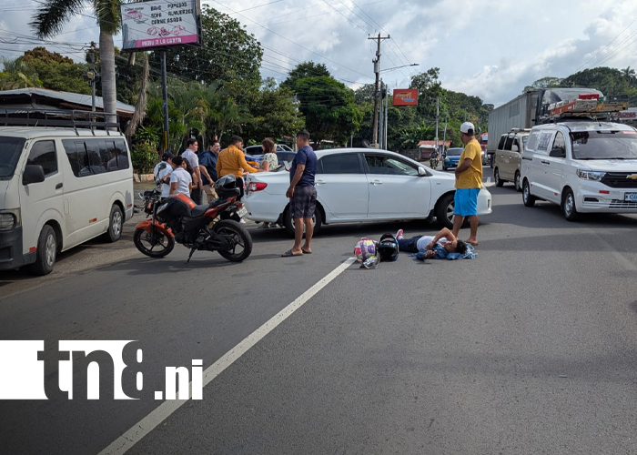 Foto: Accidente en carretera sur, Managua / TN8