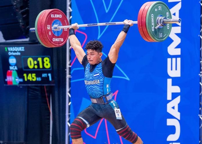 PESAS levantamiento, pesas, orlando, vázquez, nicaragua,