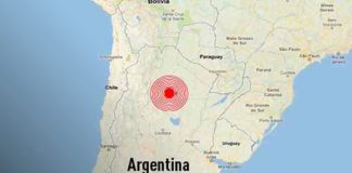 Foto: Terremoto de magnitud 5,7 sacude el noroeste de Argentina /Cortesía