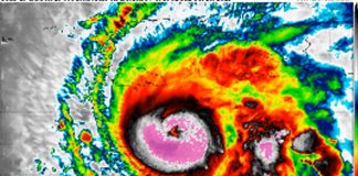 Foto: Huracán Melissa alcanza categoría 3 y se intensifica rápidamente/Cortesía