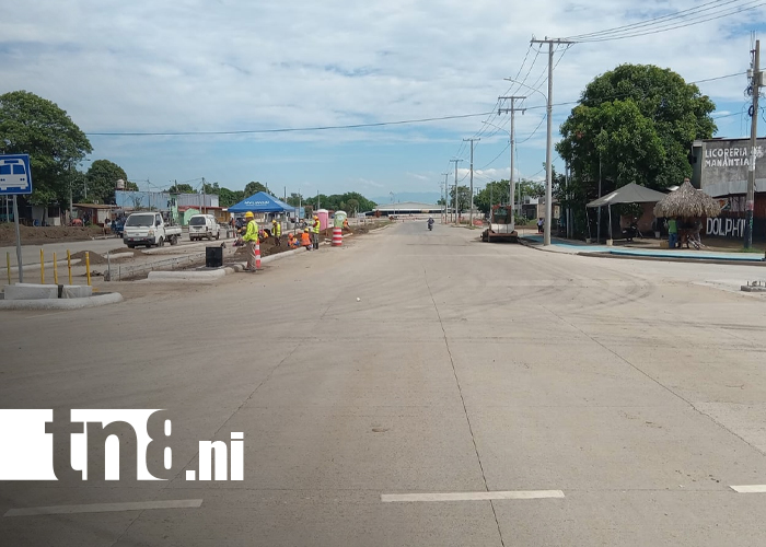 Foto: Vías alternas para agilizar el tráfico durante obras en Managua /TN8