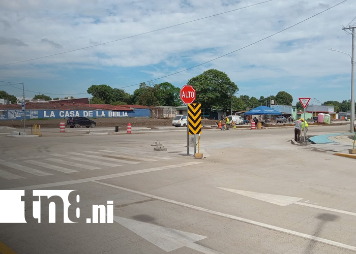 Foto: Vías alternas para agilizar el tráfico durante obras en Managua /TN8