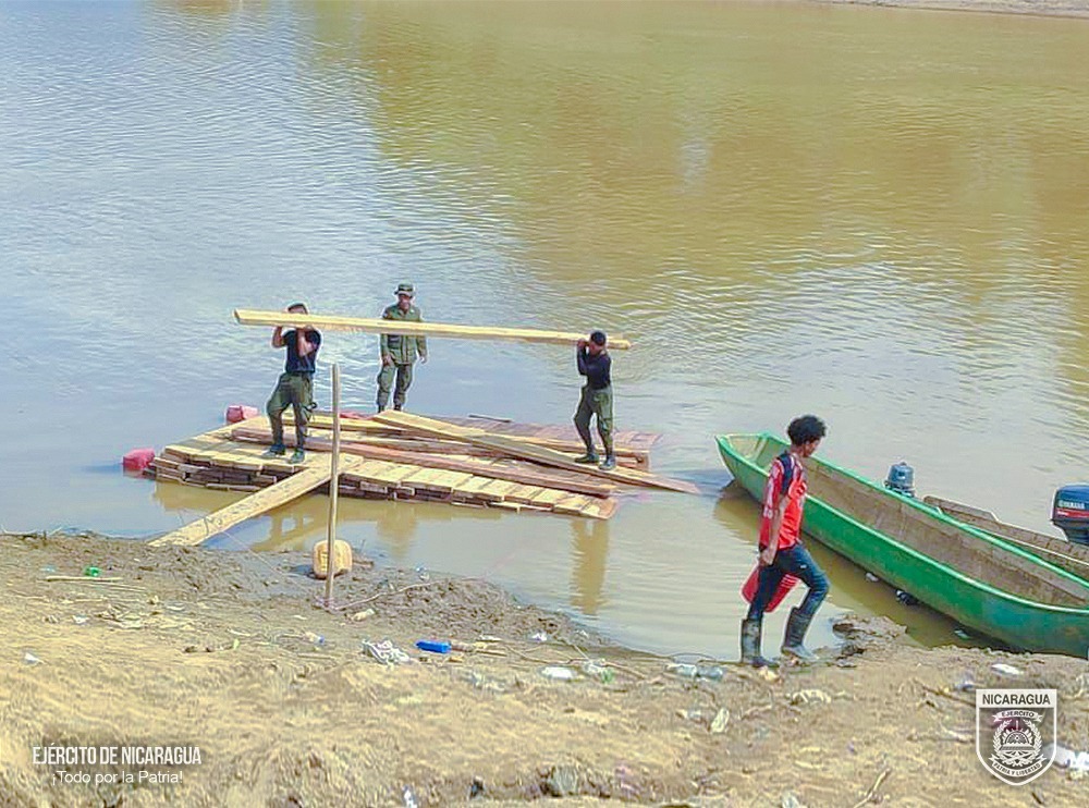 Foto: Incautación de madera ilegal en Alamikamba / TN8
