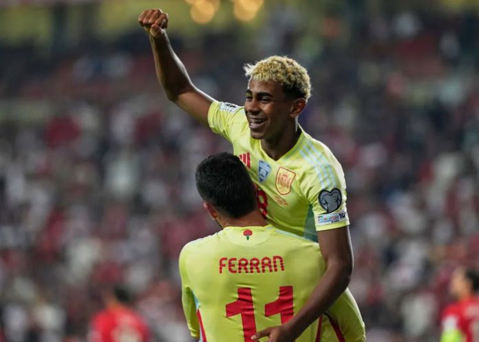 Yamel lamine, yamal, ferran, torres,