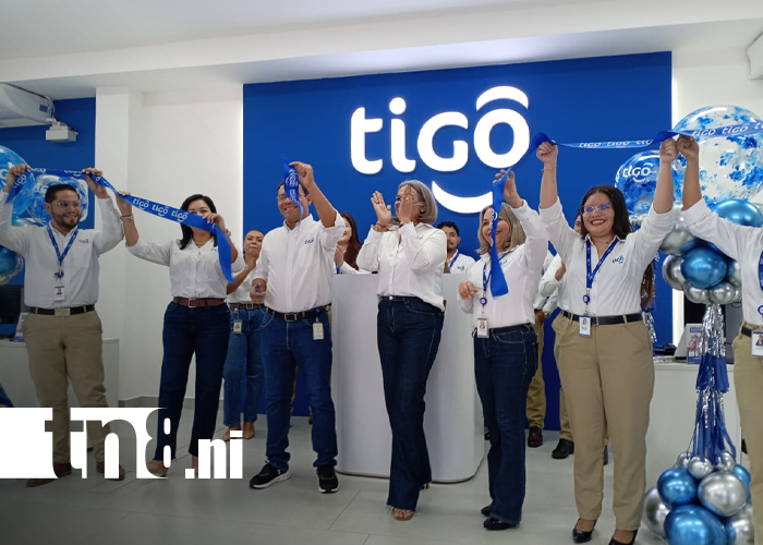 Foto: Tigo Nicaragua inaugura tienda en Plaza Valentino /TN8