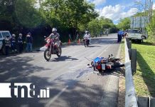 Foto: Mortal accidente de tránsito en una cuesta de Ocotal / TN8