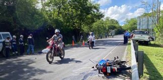 Foto: Mortal accidente de tránsito en una cuesta de Ocotal / TN8