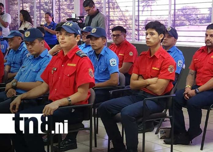 Foto: Mejoran capacidades de bomberos de Nicaragua / TN8 Foto: Mejoran capacidades de bomberos de Nicaragua / TN8