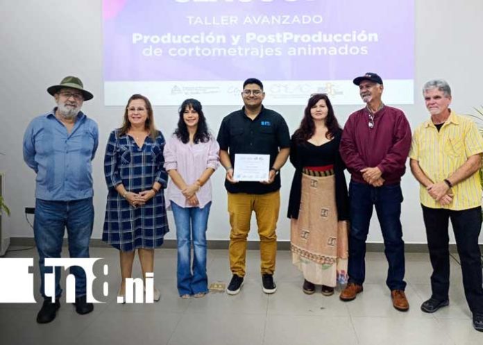 Foto: Concluye taller especializado en Nicaragua sobre producción y posproducción de cortometrajes animados / TN8 Foto: Concluye taller especializado en Nicaragua sobre producción y posproducción de cortometrajes animados / TN8
