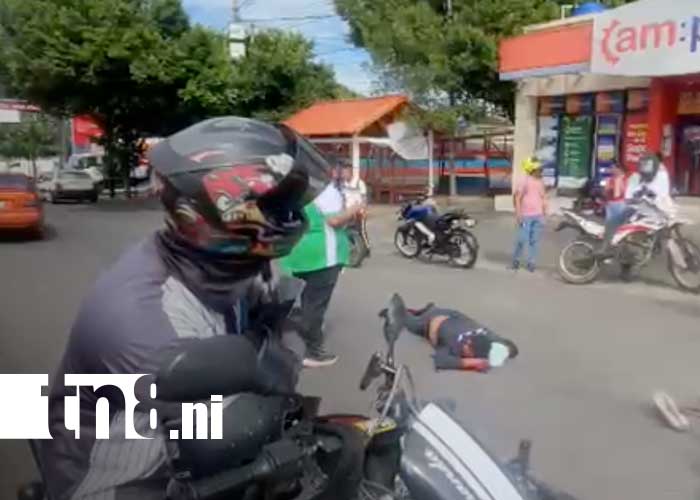 Foto: Fuerte accidente de tránsito en Bello Horizonte, Managua / TN8