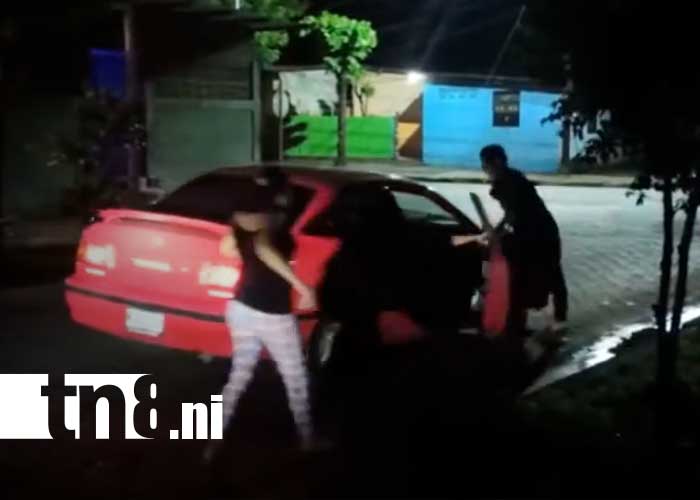 Foto: Agresión y escándalo en un barrio de Managua / TN8