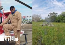 Fallece experimentado piloto en desplome de helicóptero en Río San Juan Foto: Accidente aéreo en Río San Juan deja un piloto fallecido /TN8