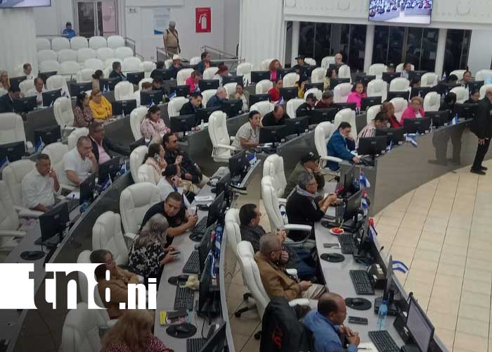 Foto: Sesión especial del Parlamento de Nicaragua / TN8